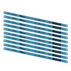 Hand hacksaw blades for metal, HSS ALLHARD, 300mm, 18 TPI, set of 10