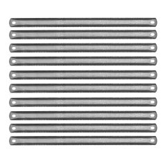 Obojstranné ručné pílové listy na kov a drevo, HCS, 300x20 mm, KOMBI 24/8z, sada 10 ks