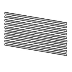 Ručné pílové listy na kov, HCS, 300x13 mm, 18z, sada 10 ks