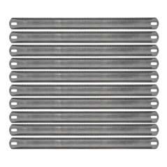 Obojstranné ručné pílové listy na kov, HCS, 300x25 mm, 32z, sada 10 ks