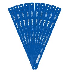Hand hacksaw blades for metal, HSS ALL HARD, 300x25mm, double sided 18 TPI, set of 10